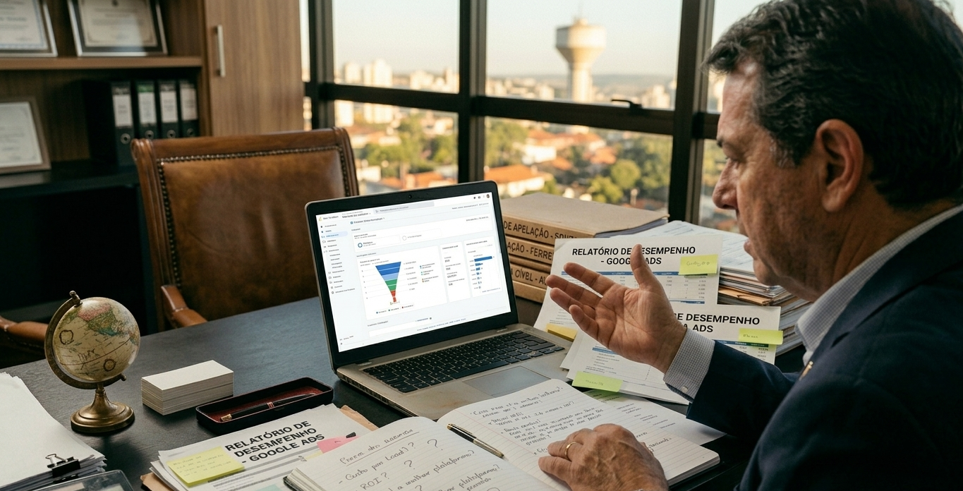 Quanto Investir em Google Ads e Meta Ads? A Matemática para Parar de Perder Dinheiro